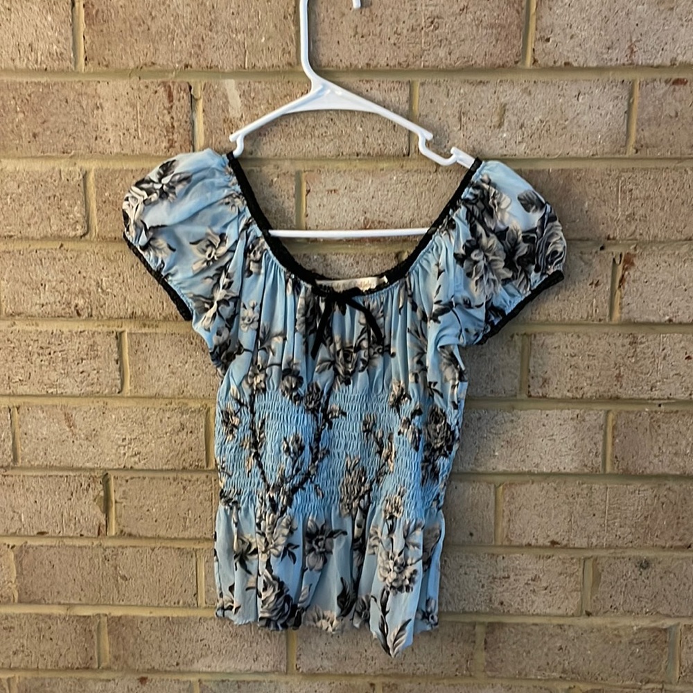 Wheels and Dollbaby Smocked Top